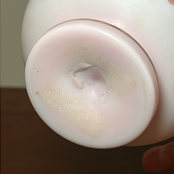 Antique Bristol Glass handpainted floral Bristol pink opaline glass vase - Picture 7 of 9